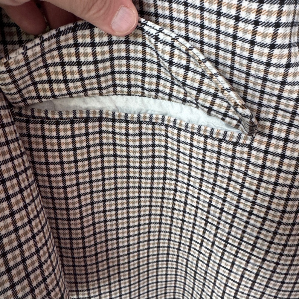 Vince Camuto Check Notched-Collar Single-Button Blazer Jacket XL V362948V NWT - Picture 4 of 14